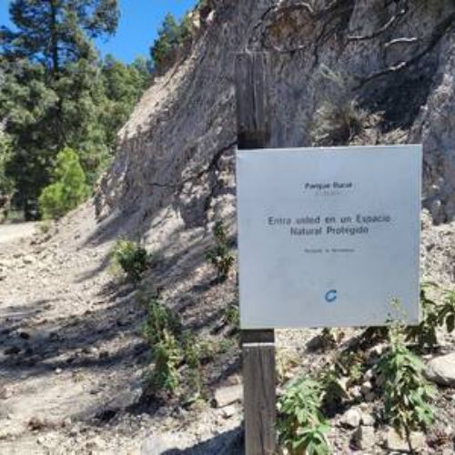 Panneau de la Réserve Naturelle Intégrale d'Inagua