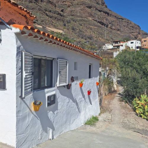 Façade de la maison rurale Los Pinares El Juncal de Tejeda
