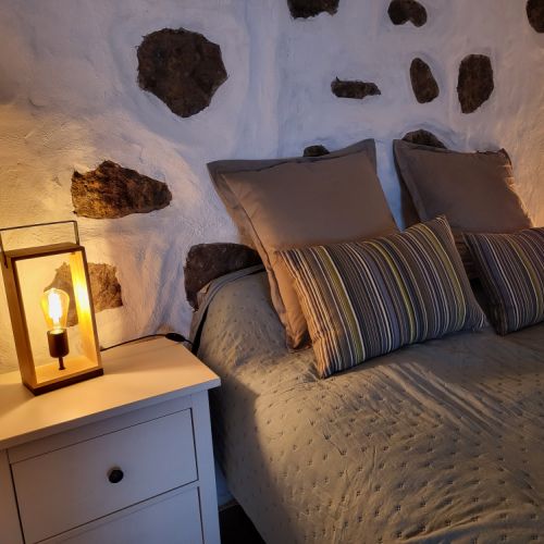 Chambre 1 de la maison Rurale 'los Pinares' El Juncal de Tejeda Grande Canarie