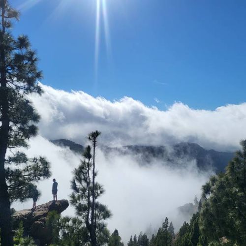 Nuages au Pico de las Nieves