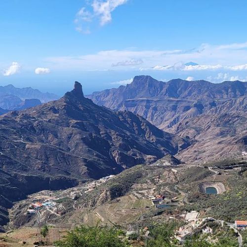 Le Roque Bentayga vu depuis le Roque Nublo
