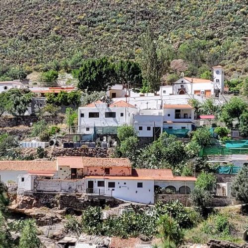 Los Pinares vue depuis la forêt de pins