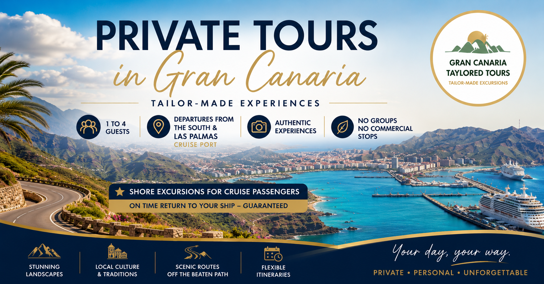Excursions privées Gran Canaria Taylored Tours